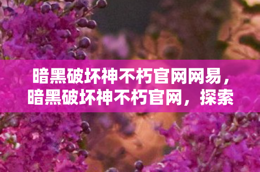 暗黑破坏神不朽官网网易,暗黑破坏神不朽官网,探索不朽世界的秘密之门 暗黑破坏神不朽官网网易,暗黑破坏神不朽官网,探索不朽世界的秘密之门