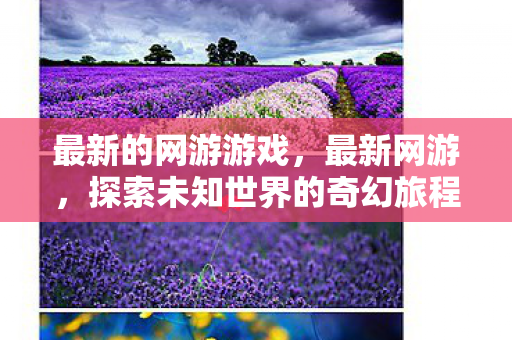最新的网游游戏，最新网游，探索未知世界的奇幻旅程
