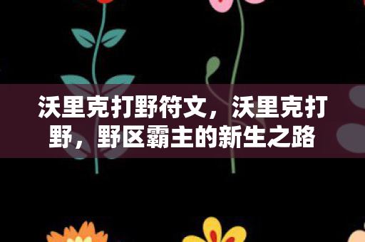 沃里克打野符文,沃里克打野,野区霸主的新生之路 沃里克打野符文,沃里克打野,野区霸主的新生之路
