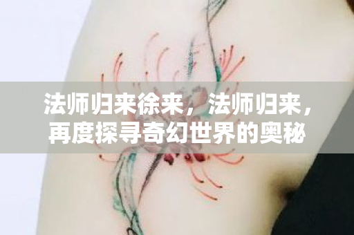 法师归来徐来,法师归来,再度探寻奇幻世界的奥秘 法师归来徐来,法师归来,再度探寻奇幻世界的奥秘