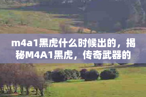 m4a1黑虎什么时候出的,揭秘M4A1黑虎,传奇武器的背后故事 m4a1黑虎什么时候出的,揭秘M4A1黑虎,传奇武器的背后故事