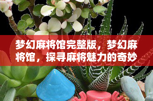 梦幻麻将馆完整版,梦幻麻将馆,探寻麻将魅力的奇妙世界 梦幻麻将馆完整版,梦幻麻将馆,探寻麻将魅力的奇妙世界