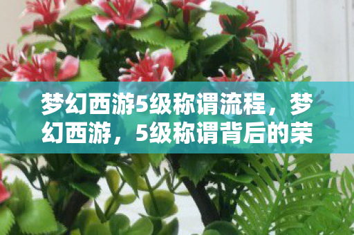 梦幻西游5级称谓流程,梦幻西游,5级称谓背后的荣耀与挑战 梦幻西游5级称谓流程,梦幻西游,5级称谓背后的荣耀与挑战