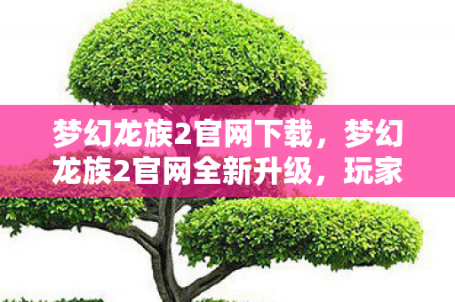 梦幻龙族2官网下载，梦幻龙族2官网全新升级，玩家们的奇幻冒险之旅即将开启！