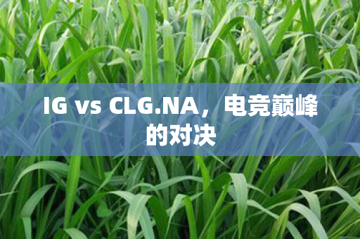 IG vs CLG.NA，电竞巅峰的对决