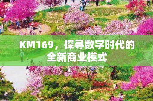 KM169，探寻数字时代的全新商业模式