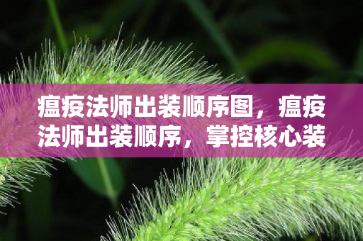 瘟疫法师出装顺序图,瘟疫法师出装顺序,掌控核心装备,引领胜利潮流 瘟疫法师出装顺序图,瘟疫法师出装顺序,掌控核心装备,引领胜利潮流