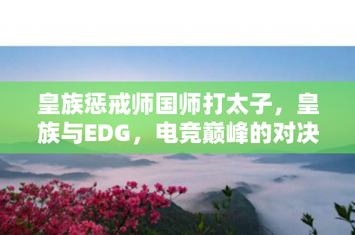 皇族惩戒师国师打太子,皇族与EDG,电竞巅峰的对决 皇族惩戒师国师打太子,皇族与EDG,电竞巅峰的对决