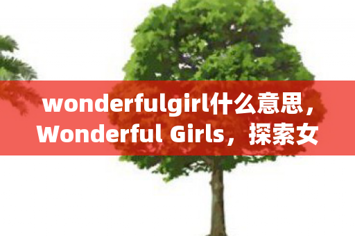 wonderfulgirl什么意思,Wonderful Girls,探索女性魅力的多元面貌 wonderfulgirl什么意思,Wonderful Girls,探索女性魅力的多元面貌