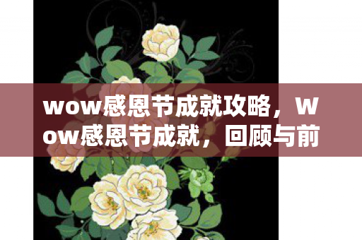 wow感恩节成就攻略,Wow感恩节成就,回顾与前瞻 wow感恩节成就攻略,Wow感恩节成就,回顾与前瞻