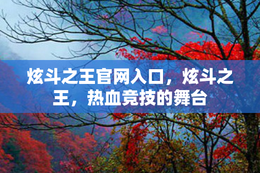 炫斗之王官网入口,炫斗之王,热血竞技的舞台 炫斗之王官网入口,炫斗之王,热血竞技的舞台