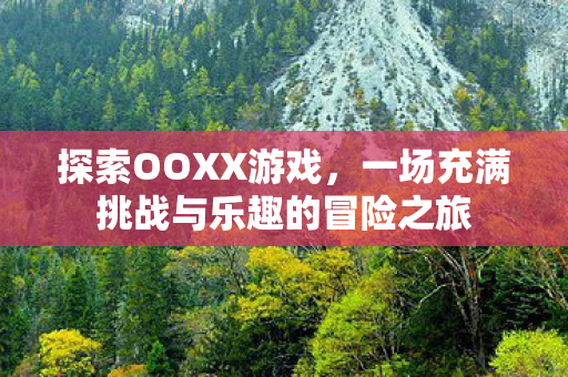 探索OOXX游戏,一场充满挑战与乐趣的冒险之旅 探索OOXX游戏,一场充满挑战与乐趣的冒险之旅
