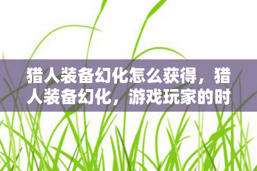 猎人装备幻化怎么获得,猎人装备幻化,游戏玩家的时尚新选择 猎人装备幻化怎么获得,猎人装备幻化,游戏玩家的时尚新选择