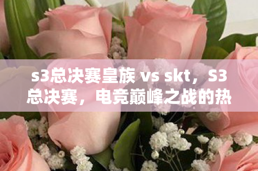 s3总决赛皇族 vs skt,S3总决赛,电竞巅峰之战的热血回忆 s3总决赛皇族 vs skt,S3总决赛,电竞巅峰之战的热血回忆