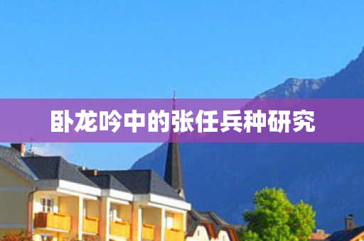 卧龙吟中的张任兵种研究 卧龙吟中的张任兵种研究