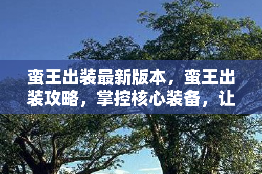 蛮王出装最新版本,蛮王出装攻略,掌控核心装备,让你战力飙升! 蛮王出装最新版本,蛮王出装攻略,掌控核心装备,让你战力飙升!