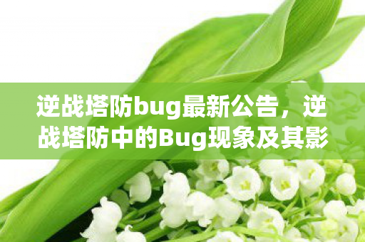 逆战塔防bug最新公告，逆战塔防中的Bug现象及其影响