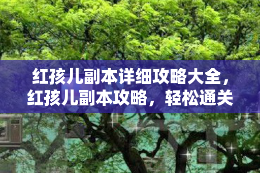 红孩儿副本详细攻略大全,红孩儿副本攻略,轻松通关秘籍 红孩儿副本详细攻略大全,红孩儿副本攻略,轻松通关秘籍