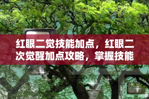 红眼二觉技能加点,红眼二次觉醒加点攻略,掌握技能点分配,打造最强战斗体验 红眼二觉技能加点,红眼二次觉醒加点攻略,掌握技能点分配,打造最强战斗体验