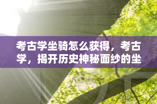 考古学坐骑怎么获得，考古学，揭开历史神秘面纱的坐骑