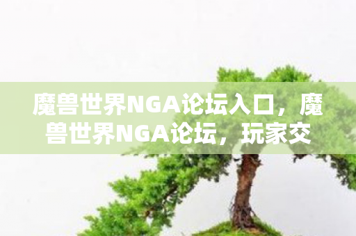 魔兽世界NGA论坛入口,魔兽世界NGA论坛,玩家交流的热土与游戏文化的聚集地 魔兽世界NGA论坛入口,魔兽世界NGA论坛,玩家交流的热土与游戏文化的聚集地