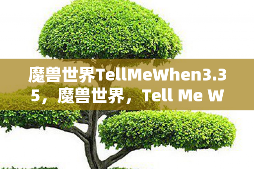 魔兽世界TellMeWhen3.35,魔兽世界,Tell Me When 的故事与魅力 魔兽世界TellMeWhen3.35,魔兽世界,Tell Me When 的故事与魅力