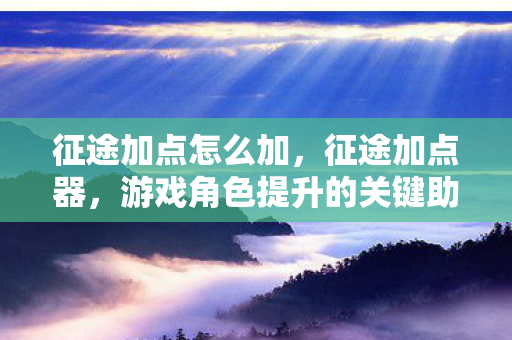征途加点怎么加,征途加点器,游戏角色提升的关键助手 征途加点怎么加,征途加点器,游戏角色提升的关键助手