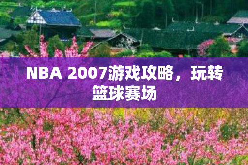 NBA 2007游戏攻略,玩转篮球赛场 NBA 2007游戏攻略,玩转篮球赛场