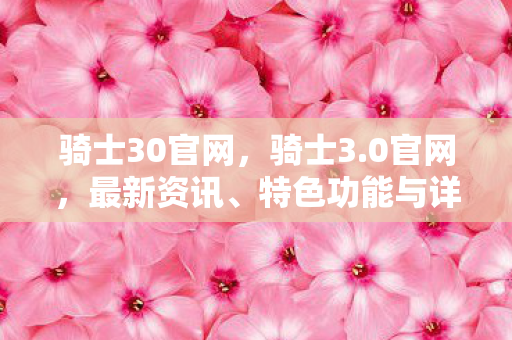 骑士30官网,骑士3.0官网,最新资讯、特色功能与详细介绍 骑士30官网,骑士3.0官网,最新资讯、特色功能与详细介绍