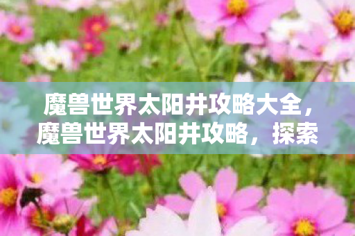 魔兽世界太阳井攻略大全,魔兽世界太阳井攻略,探索未知,挑战极限 魔兽世界太阳井攻略大全,魔兽世界太阳井攻略,探索未知,挑战极限