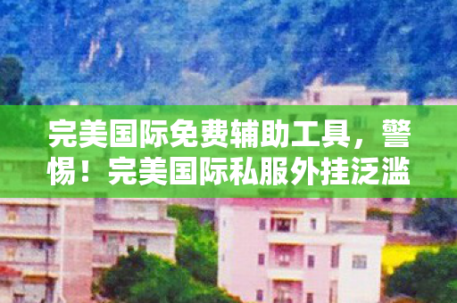 完美国际免费辅助工具，警惕！完美国际私服外挂泛滥，游戏安全何去何从？