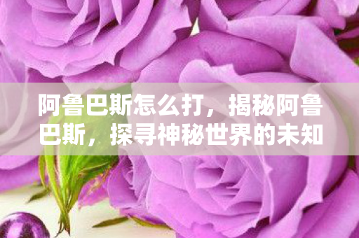 阿鲁巴斯怎么打，揭秘阿鲁巴斯，探寻神秘世界的未知之旅