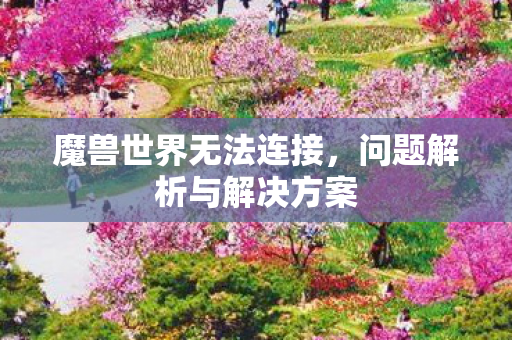魔兽世界无法连接,问题解析与解决方案 魔兽世界无法连接,问题解析与解决方案