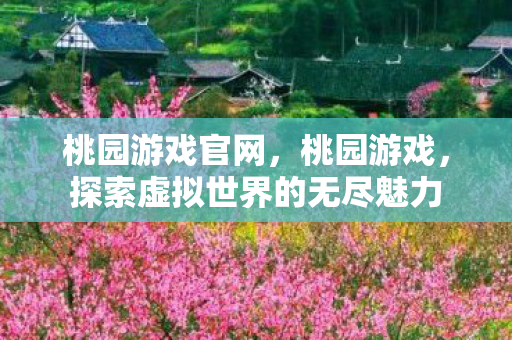 桃园游戏官网，桃园游戏，探索虚拟世界的无尽魅力