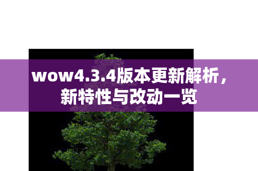 wow4.3.4版本更新解析，新特性与改动一览