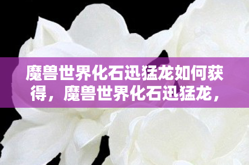 魔兽世界化石迅猛龙如何获得,魔兽世界化石迅猛龙,探寻古老生物的魅力与神秘 魔兽世界化石迅猛龙如何获得,魔兽世界化石迅猛龙,探寻古老生物的魅力与神秘
