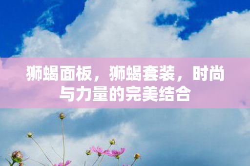 狮蝎面板,狮蝎套装,时尚与力量的完美结合 狮蝎面板,狮蝎套装,时尚与力量的完美结合