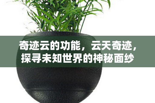 奇迹云的功能,云天奇迹,探寻未知世界的神秘面纱 奇迹云的功能,云天奇迹,探寻未知世界的神秘面纱