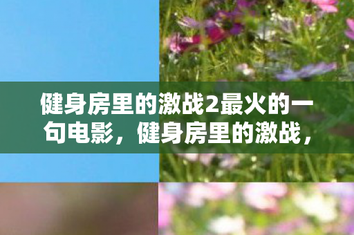 健身房里的激战2最火的一句电影,健身房里的激战,最火的一句话揭示了什么? 健身房里的激战2最火的一句电影,健身房里的激战,最火的一句话揭示了什么?