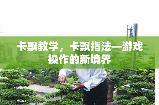 卡飘教学,卡飘指法—游戏操作的新境界 卡飘教学,卡飘指法—游戏操作的新境界
