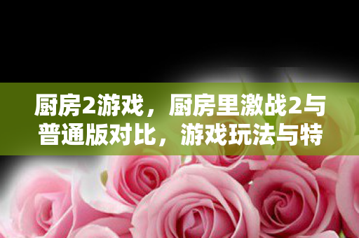 厨房2游戏,厨房里激战2与普通版对比,游戏玩法与特色的深度剖析 厨房2游戏,厨房里激战2与普通版对比,游戏玩法与特色的深度剖析