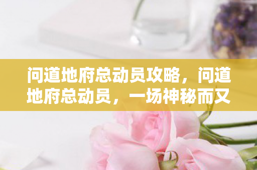 问道地府总动员攻略，问道地府总动员，一场神秘而又刺激的冒险之旅