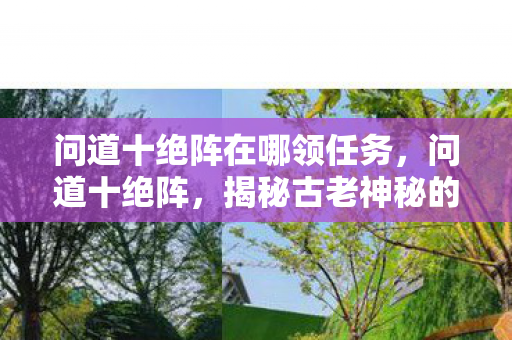 问道十绝阵在哪领任务,问道十绝阵,揭秘古老神秘的阵法传说 问道十绝阵在哪领任务,问道十绝阵,揭秘古老神秘的阵法传说