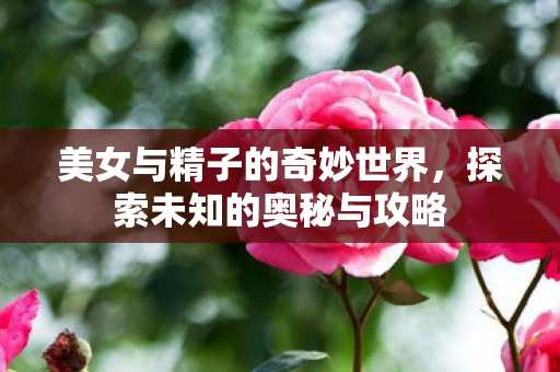 美女与精子的奇妙世界,探索未知的奥秘与攻略 美女与精子的奇妙世界,探索未知的奥秘与攻略