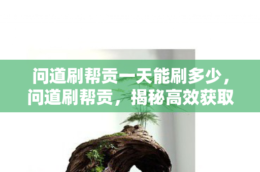 问道刷帮贡一天能刷多少,问道刷帮贡,揭秘高效获取帮派贡献的方法 问道刷帮贡一天能刷多少,问道刷帮贡,揭秘高效获取帮派贡献的方法