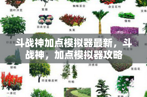 斗战神加点模拟器最新，斗战神，加点模拟器攻略