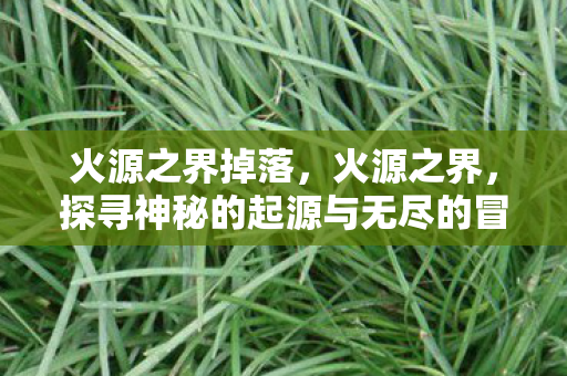 火源之界掉落,火源之界,探寻神秘的起源与无尽的冒险之旅 火源之界掉落,火源之界,探寻神秘的起源与无尽的冒险之旅