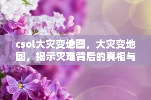 csol大灾变地图,大灾变地图,揭示灾难背后的真相与应对之道 csol大灾变地图,大灾变地图,揭示灾难背后的真相与应对之道