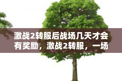 激战2转服后战场几天才会有奖励,激战2转服,一场跨越时空的冒险之旅 激战2转服后战场几天才会有奖励,激战2转服,一场跨越时空的冒险之旅