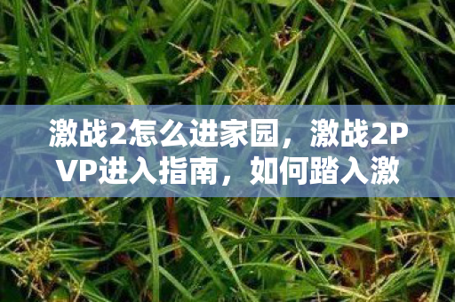 激战2怎么进家园,激战2PVP进入指南,如何踏入激战2的竞技战场? 激战2怎么进家园,激战2PVP进入指南,如何踏入激战2的竞技战场?